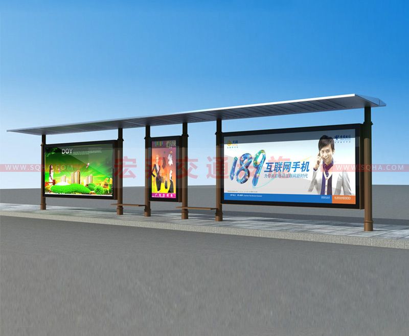 公交候車亭常規(guī)尺寸、價格